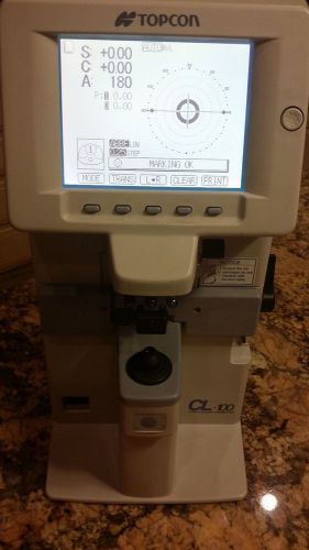 Topcon cl 100 lens analyzer / lensometer