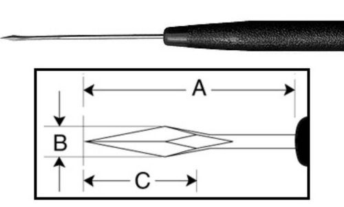 3X-ZABBY&#039;S EDGE MVR Knife - 20 Gauge Blade Z -7420 10/per box - 797