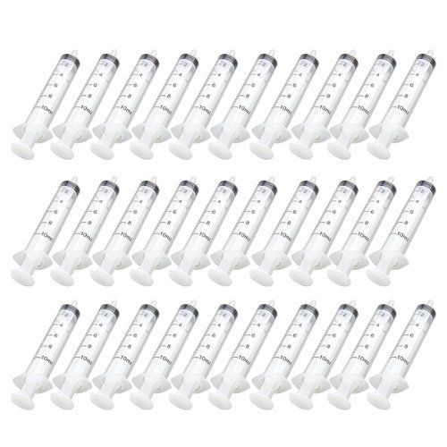 2015 30Pcs 10ml Disposable PP Syringe Slip Tip No Hypodermic Needle