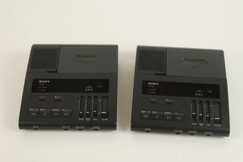 Lot of 2 Sony BI-85 Dictators / Transcribers AS IS