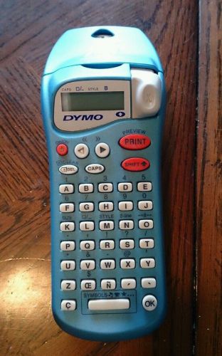 Dymo Letra Tag Label Maker Labeler - Blue Color -