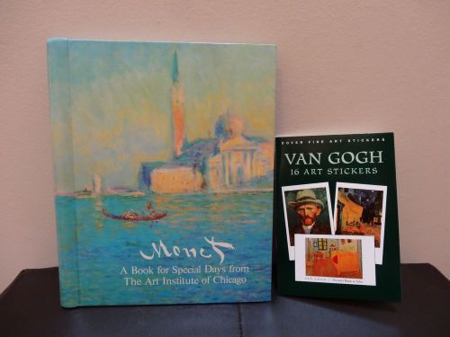 CLAUDE MONET-Monthly Planner from The Art Institute of Chicago + Bonus Van Gogh