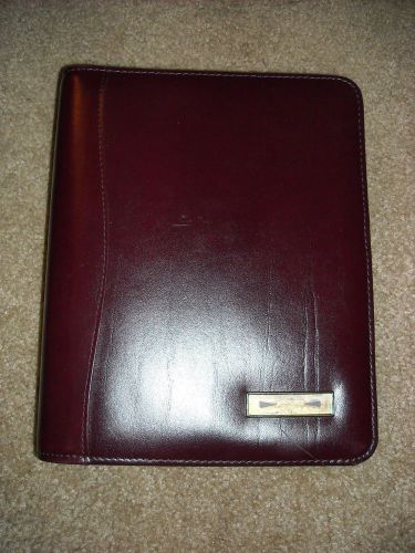 Burgundy classic day-timer western coach organizer/planner !!! for sale