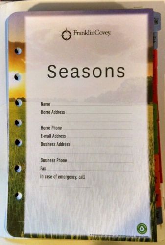 2015 Franklin Covey 1 pg per day Seasons Refill, Classic