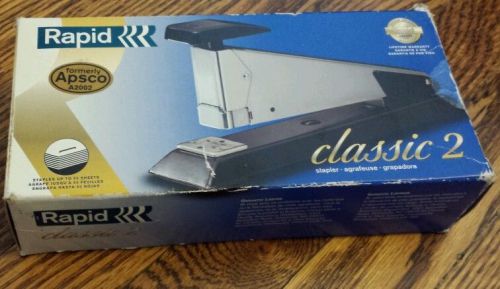 Rapid Classic K2 High Capacity Desktop Stapler, Fits 5/16&#034;, 1/4&#034; Staples.