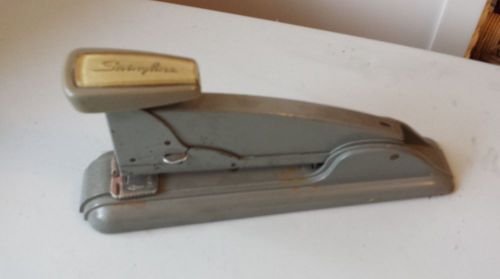 VINTAGE GRAY SWINGLINE No. 4 SPEED STAPLER LONG ISLAND, NEW YORK WORKS!