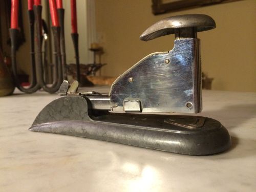 Vintage mercury jr. industrial stapler heavy chrome works! retro office desk for sale