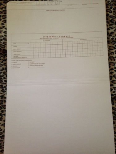 Cumulative Record Folder Lot of 23 - Form SSCA80