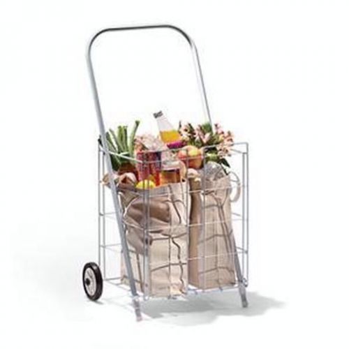 2 Wheel Small Tote Cart White Storage &amp; Organization 4672001