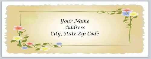 30 Flowers Personalized Return Address Labels Buy 3 get 1 free (bo109)