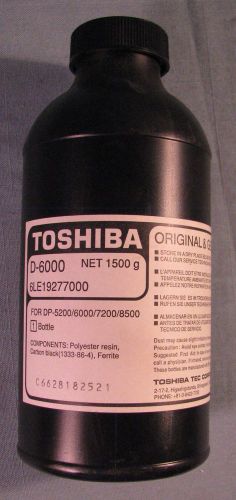 GENUINE TOSHIBA D-6000 DEVELOPER 1500 G 6LE19277000 NEW DP-5200/6000/7200/8500