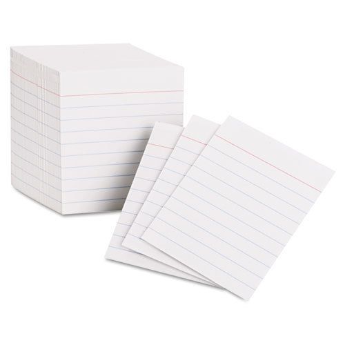 Oxford Ruled Mini Index Cards, 3 x 2 1/2, White, 200/Pack, PK - ESS10009