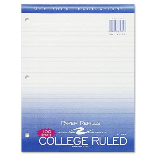 Roaring Spring Filler Paper Sheets - 100 Sheet - 15 Lb - College (roa83911)