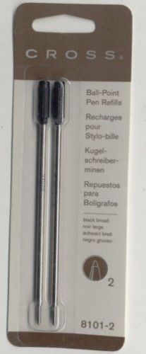 4 CROSS Black Broad Pt.PEN BALLPOINT REFILLS * Genuine *