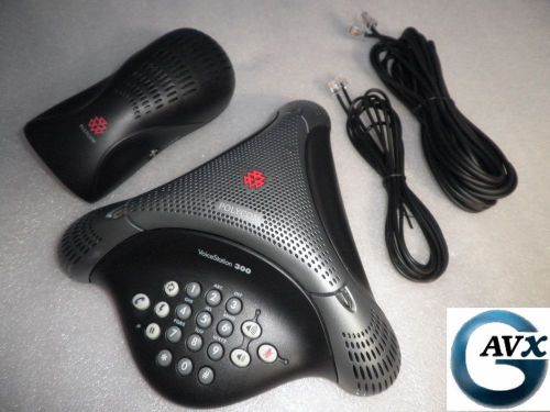 Polycom voicestation 300 +90day warranty, conference speakerphone &amp; power supply for sale