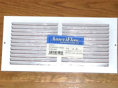 AmeriFlow 14&#034;x 6&#034; Sidewall / Ceiling Return Air Grille #372W14x6 Grill