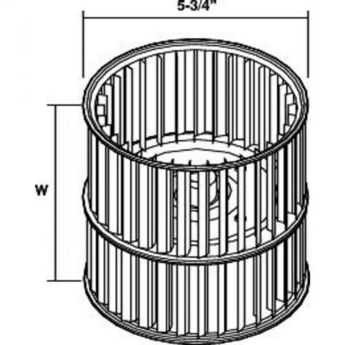 Blower Wheel 5 3/4&#034; X 8&#034; Cw 1/2&#034; W40 First Company Utililty and Exhaust Vents