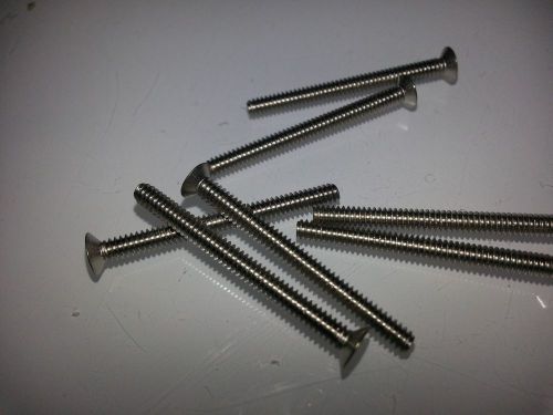 4-40 X 1-1/4&#034; Stainless Steel Flat Head Phillips Machine Screws (Box of 800)