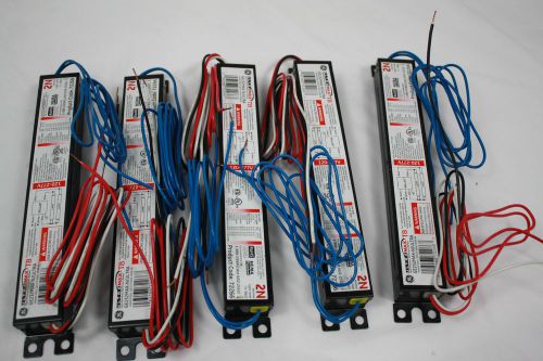 Lot of 5 general electric ge232max-n/ultra electronic ballasts code:72266 t8 for sale