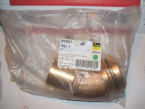 VIEGA PROPRESS 91542 3&#034; Propress XL Bronze Elbow  Fitting 45 FTG x C