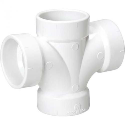 Dwv pvc double sanitary tee 1-1/2&#034; 92182 national brand alternative 92182 for sale