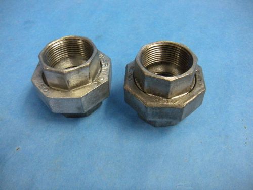 Warwick 150 Pipe Coupler Fittings 1-1/4&#034; NPT Lot of 2