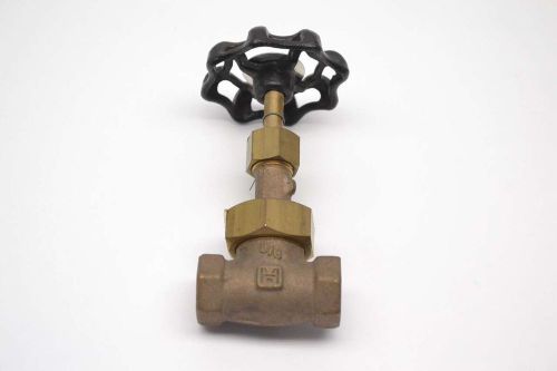 NEW HAMMOND IB413T 300 WSP 3/8 IN NPT 150 BRONZE THREADED GLOBE VALVE B443875