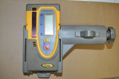 Spectra Precision Trimble HR550 Laser Receiver &amp; Rod Clamp - Nice Condition