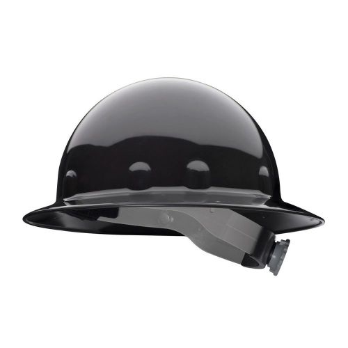 FIBRE METAL E1RW FULL BRIM HARD HAT-RATCHET SUSPENSION BLACK E1RW11A000