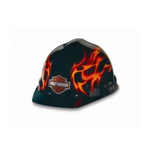 NEW Harley-Davidson RHDHHAT10K Flames Hard Hat - Free Shipping