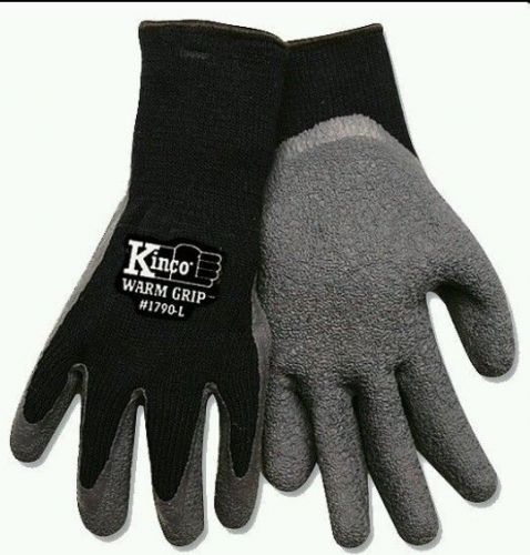 1 Dozen Kinco® Warm Grip Knit Gloves Thermal S -XL Sizes Available