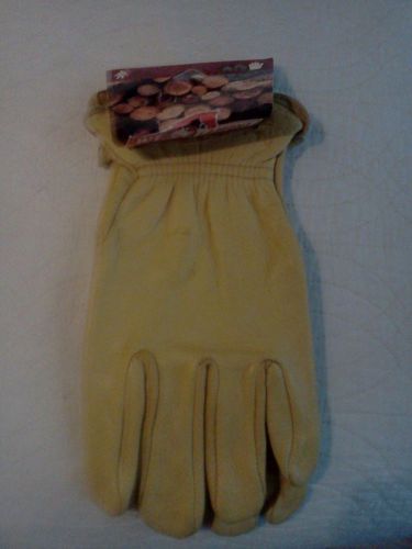 WELLS LAMONT.. Large.. Ultra Comfort Deerskin Work Gloves.. 962L..