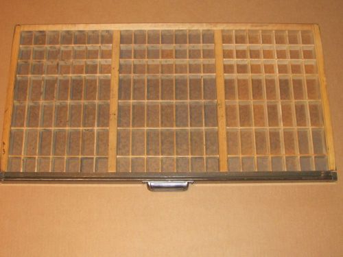 Letterpress Thompson Type Case / Drawer / Shadow Box  Y86