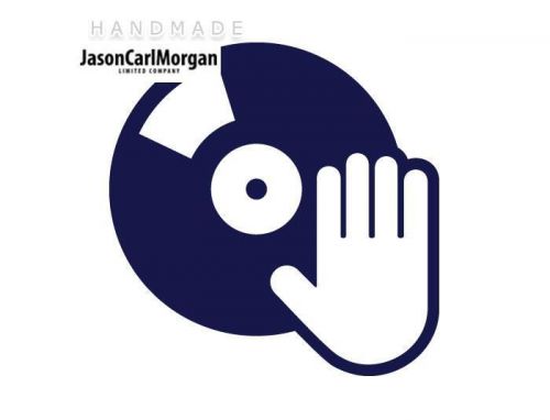 JCM® Iron On Applique Decal, DJ Navy Blue