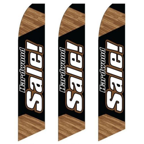 Swooper Flag 3 Pack Hardwood Sale Black White Parkay