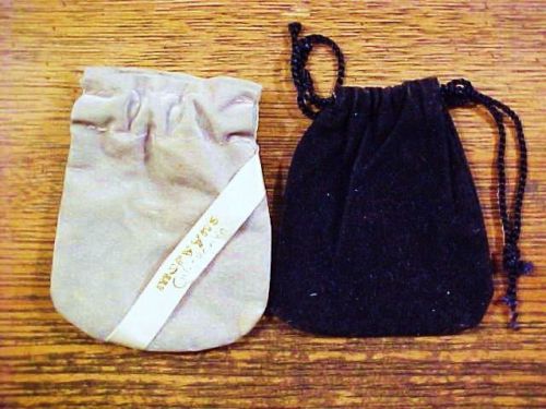 2 Gemstone Pouches (Black &amp; Gray)