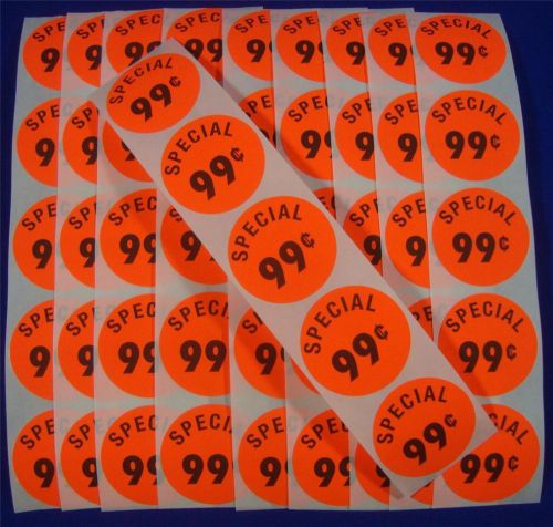 100 Self-Adhesive Special 99? Labels 1 3/8&#034; Stickers Retail Supplies