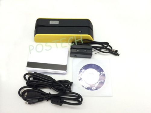 Msr09 msrx6 &amp; mini300 dx3 bundle msr x6 smallest magnetic encoder writer yellow for sale