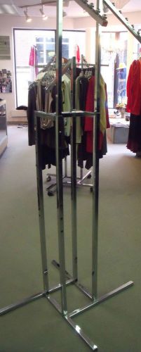 Four Way clothing  garment Rack