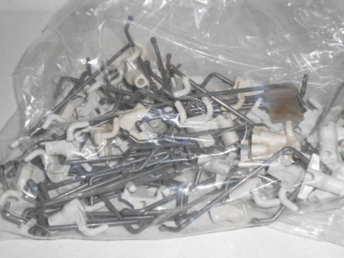 LG ASST OF METAL PEG BOARD HOOKS 4-1/2&#034; LONG