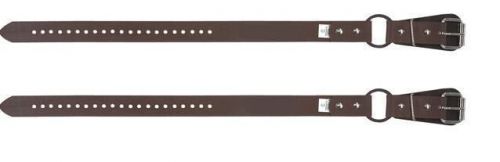 Buckingham 26&#034; Split Ring Lower Spur Straps New Pair Free Shipping