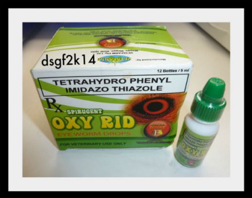 OXYRID EYE WORM DROPS *** SHIPS FREE****