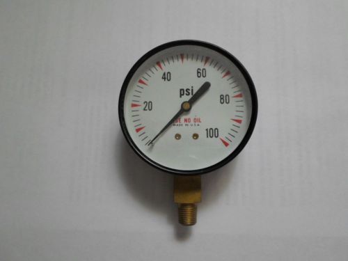 PRESSURE, DIAL INDICATING GAGE 0-100psi