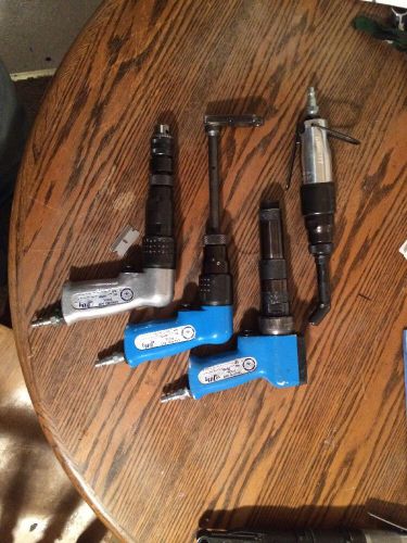 Jiffy United Air Tool Lot! 45 Degree Straight Pancake Aviation !!!!