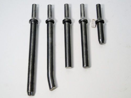 5 PC STRAIGHT&amp; OFFSET 0.401 RIVET SETS FOR RIVET GUNS AIRCRAFT TOOLS