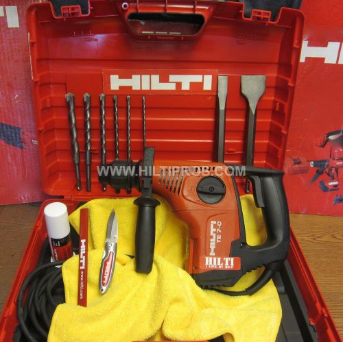 HILTI TE 7-C HAMMER DRILL,PREOWNED,MINT COND, FREE BITS,CHISEL,T-SHIRT,FAST SHIP