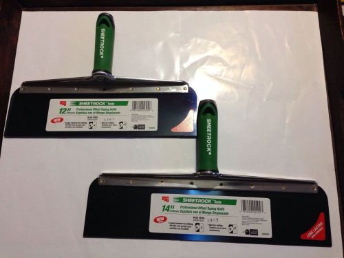 USG Sheetrock 12&#034; and 14&#034;  Offset Taping Knifes