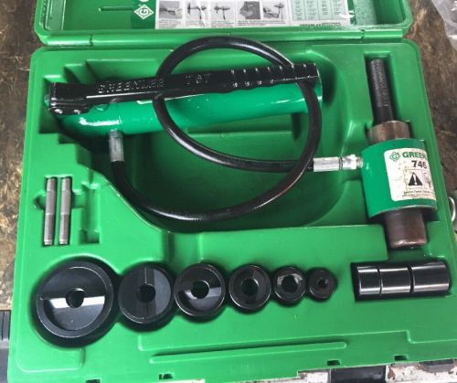 GREENLEE 767 HAND PUMP HYDRAULIC DRIVER KIT 1/2&#034;-2&#034;