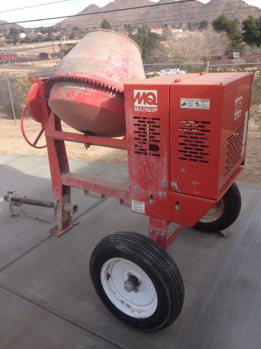 Multiquip 4 Cubic Foot Honda GX-120 Steel Drum Concrete Mixer