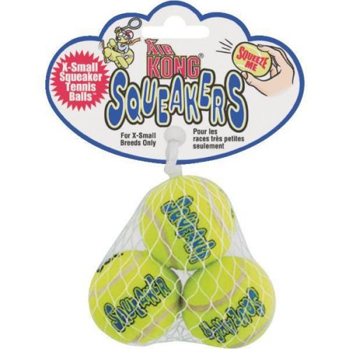 Kong Company AST5 Air Kong Squeaker Dog Toy-3PK XS AIR KONG BALL